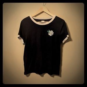 Flower Ringer Tee